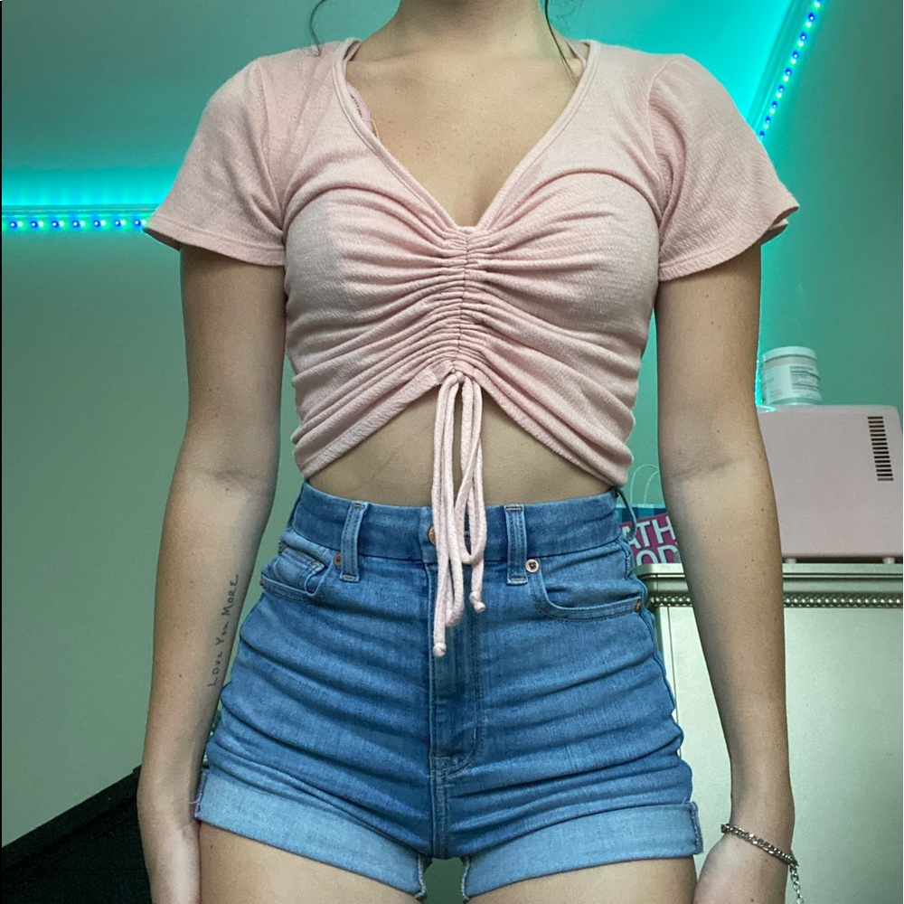 Tj Maxx pink crop top💗